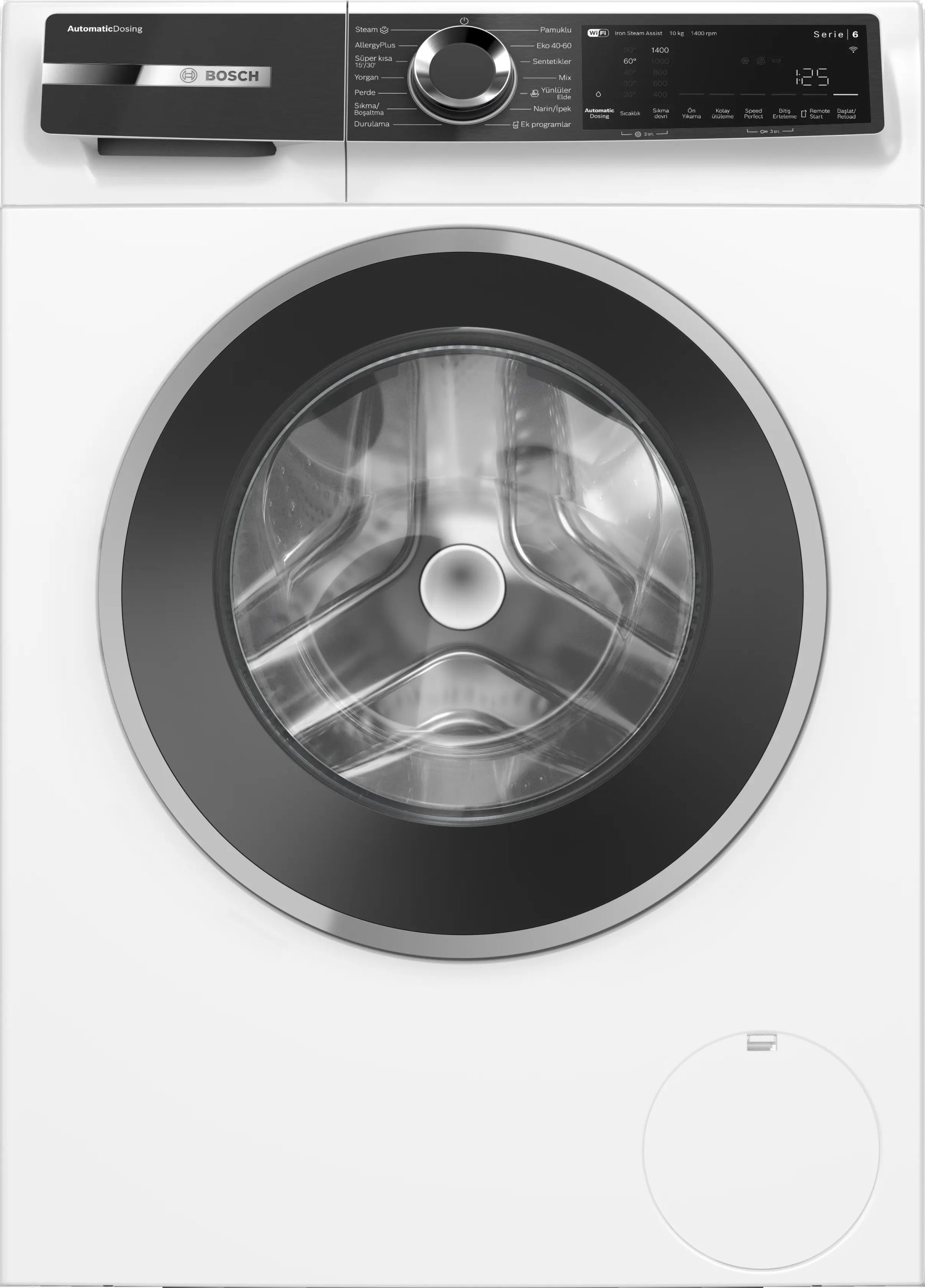 1 Bosch WGK254Y0TR 1400 Devir 10 kg Çamaşır Makinesi - Görsel 1